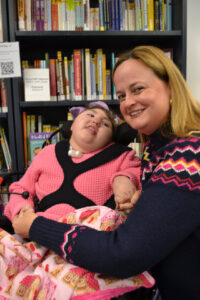 Shannon Perry poses for a photograph with her daughter Mary Beth, a “medically complex” nine-year-old student at the Kevin O’Grady School in Beverly, part of the Northshore Education Consortium, a member of the Massachusetts Organization of Educational Collaboratives (MOEC). MOEC will be celebrating the 50th anniversary of special education with a year-long series of features telling the untold successes of the Bay State’s collaborative network of special educators.